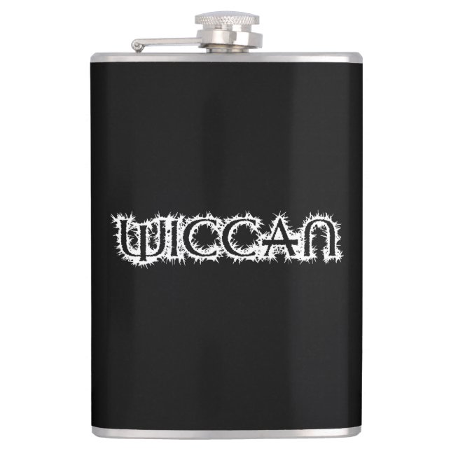 Wiccan Hip Flask (Front)