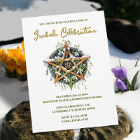 Wiccan Imbolc Candlemas Snowrops Pentacle