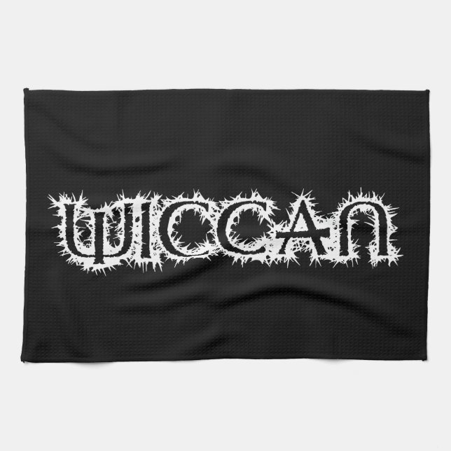 Wiccan Kitchen Towel (Horizontal)