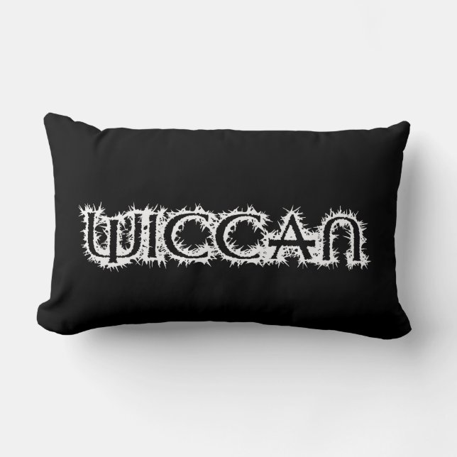 Wiccan Lumbar Pillow (Front)