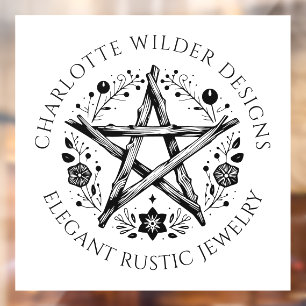 Wiccan Pagan Jewellery  Window Cling