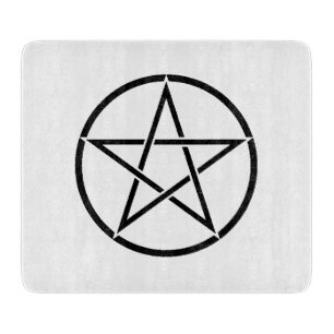 Wiccan Pentacle (Pentagram) Cutting Board