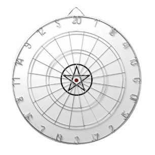 Wiccan Pentacle (Pentagram) Dartboard
