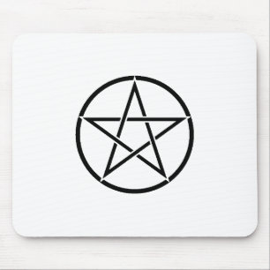 Wiccan Pentacle (Pentagram) Mouse Pad