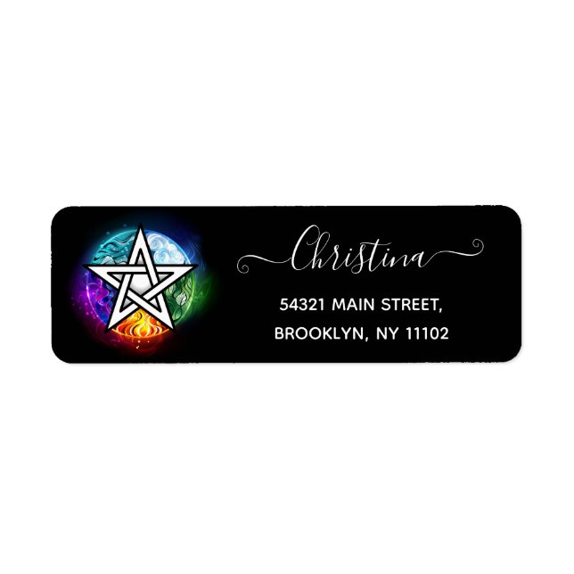 Wiccan pentagram (Front)