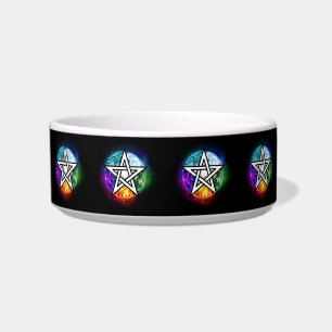 Wiccan pentagram bowl