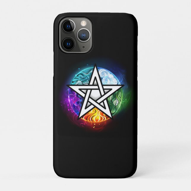 Wiccan pentagram Case-Mate iPhone case (Back)