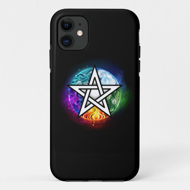 Wiccan pentagram Case-Mate iPhone case (Back)
