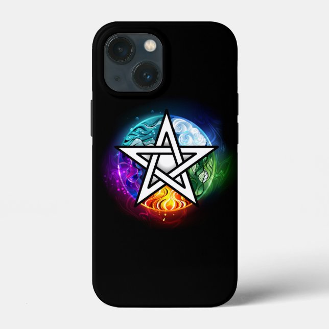 Wiccan pentagram Case-Mate iPhone case (Back)