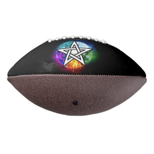 Wiccan pentagram football