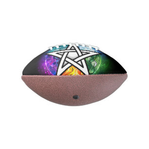 Wiccan pentagram football