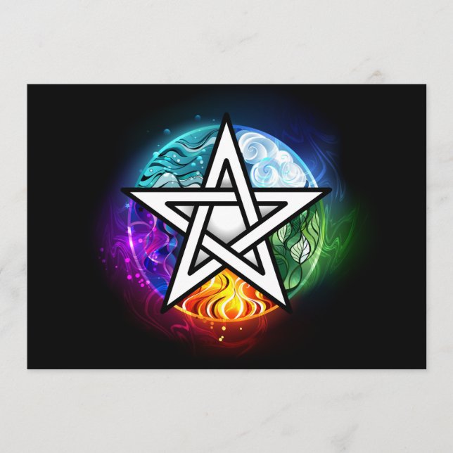 Wiccan pentagram program (Front)