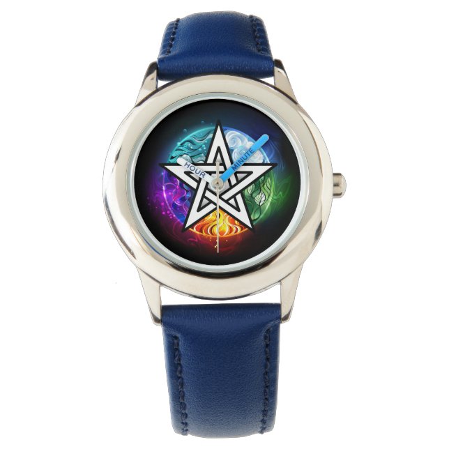 Wiccan pentagram watch (Front)