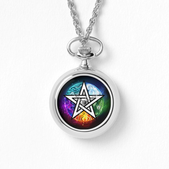 Wiccan pentagram watch (Front)