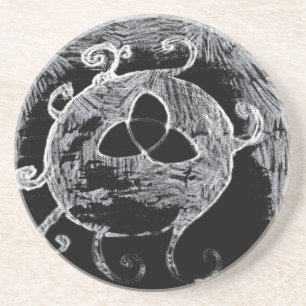 wiccan symbol for the witches coaster