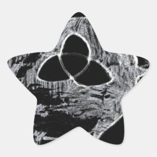 wiccan symbol for the witches star sticker