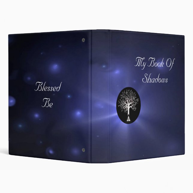 Wiccan Tree Book Of Shadows Binder (Background)