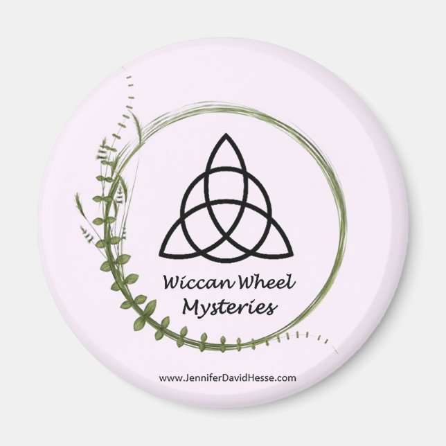 Wiccan Wheel Mysteries Magnet (Front)