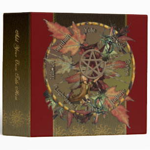 Wiccan Wheel of the Year 2" Avery Binder