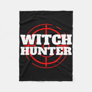 Wich Hunter Halloween Fleece Blanket
