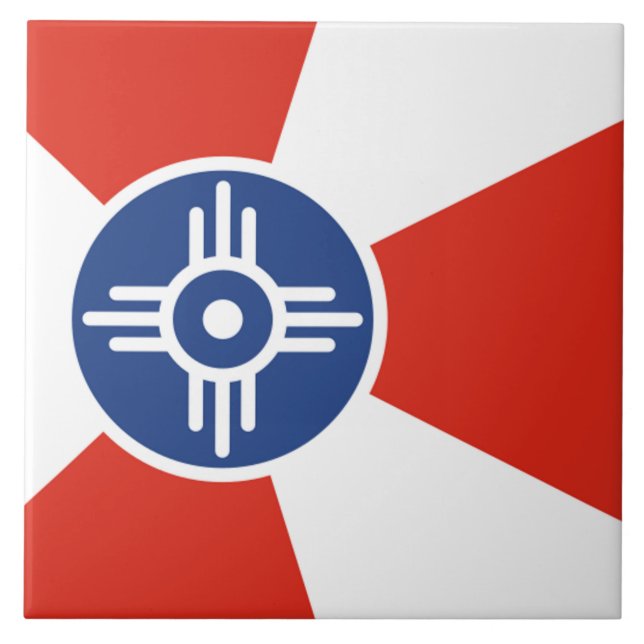 Wichita city flag tile (Front)