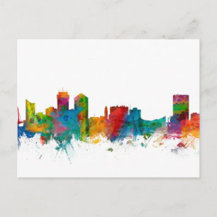 Wichita Kansas Skyline Postcard