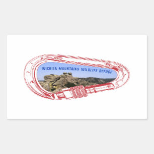 Wichita Mountains Climbing Carabiner Sticker