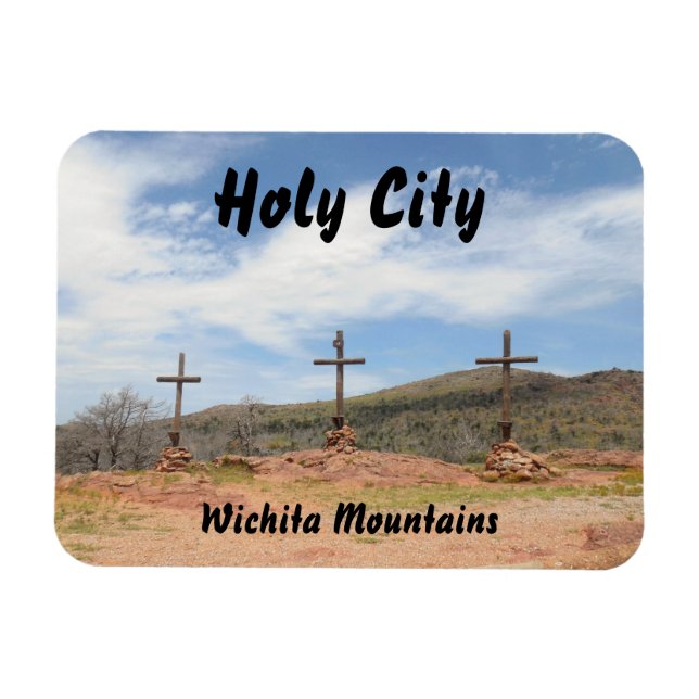 Wichita Mountains Holy City Magnet (Horizontal)