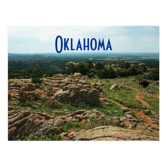 Wichita Mountains, Oklahoma Postcard