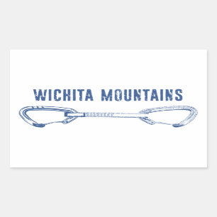Wichita Mountains Rock Climbing Quickdraw Sticker