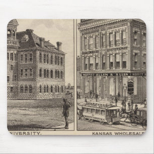 Wichita University, Kansas Mouse Pad