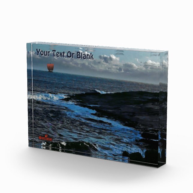Wick Bay Viking Longship Photo Block (Right)