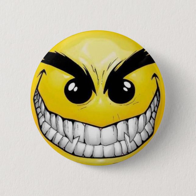 wicked 2 inch round button (Front)