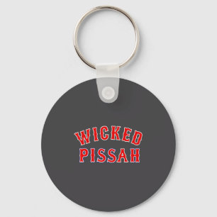 Wicked Ah Er Boston New England Southie  Keychain