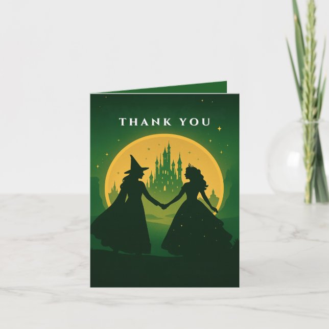 Wicked Baby Shower Thank You Card (Front)