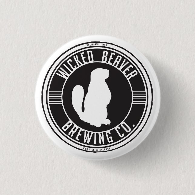 Wicked Beaver Brewing Co. Pin (Front)