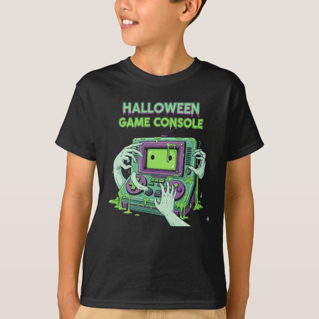 Wicked Black Cat Magic Design for Halloween Fun T-Shirt (Front)