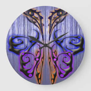 Wicked Butterfly: Large Clock