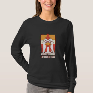 Wicked Chickens Lay Deviled Eggs Costume Halloween T-Shirt
