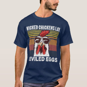 Wicked Chickens Lay Deviled Eggs Costume Halloween T-Shirt