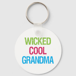 Wicked Cool Grandma Keychain