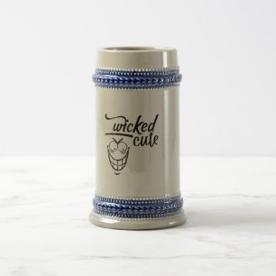 wicked cute design beer stein