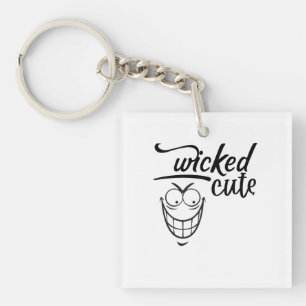 wicked cute design  keychain