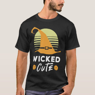 Wicked Cute Witch Hat Funny Halloween T-Shirt