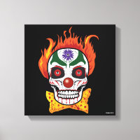 Wicked Evil Clown Skull Demon Wall Art Home Decor