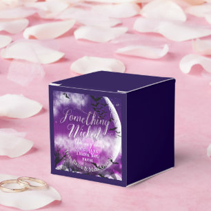 Wicked Fun Halloween Love Moon Wedding Favor Box