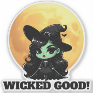 Wicked Good Little Green Witch Full Moon