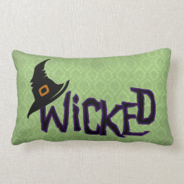 Wicked Halloween Lumbar Coussin décoratif 