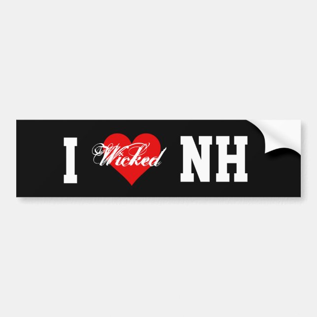 Wicked Love Bumper Sticker (Front)