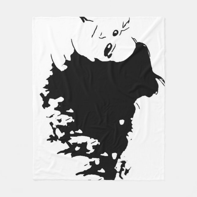Wicked Mane Fleece Blanket (Front)